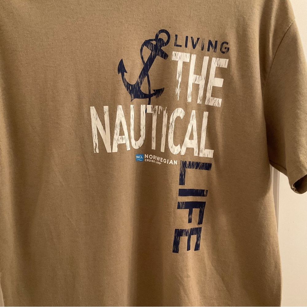 Norwegian Cruise Line Living the Nautical Life T-Shirt - NWT - Men’s Large - Picture 4 of 8